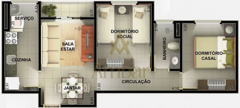 Ambar Imóveis | Imobiliária em Ribeirão Preto | Apartamento - Ipiranga - Ribeirão Preto